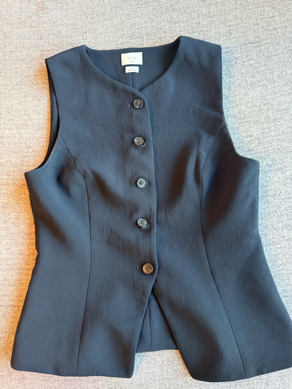 WILFRED (ARITZIA) Regal Vest Crepette
